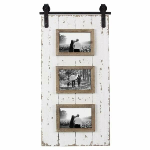 Youngs 4 x 6 in. Wood Barn Door Photo Frame 18504